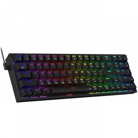کیبورد سیمی گیمینگ Redragon مدل Pollux K628 RGB با سوییچ قرمز