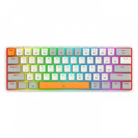 REDRAGON GAMING AKALI K642 WGO RED SWITCH GRAY/WHITE TAKHTJAMSHID MECHANICAL KB