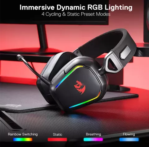 هدست بی سیم گیمینگ Redragon مدل Mira H868