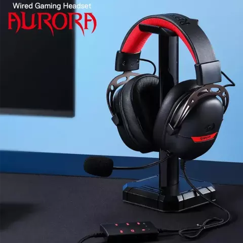 هدست سیمی گیمینگ Redragon مدل Aurora H376