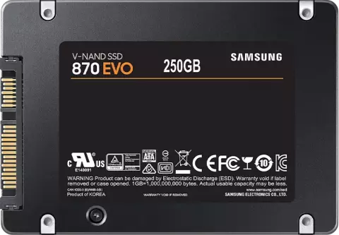 حافظه SSD اینترنال 250 گیگابایت Samsung مدل  870 EVO