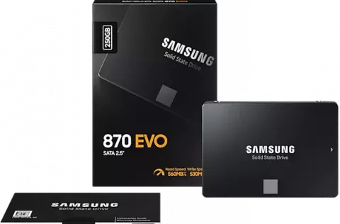 حافظه SSD اینترنال 250 گیگابایت Samsung مدل  870 EVO