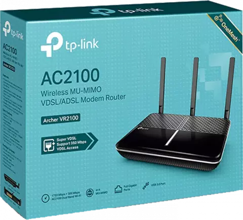 مودم روتر ADSL/VDSL بی سیم TP-LINK مدل Archer VR2100