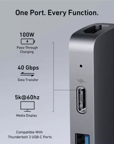 هاب 7 پورت Anker مدل A8371 7-in-2 USB-C
