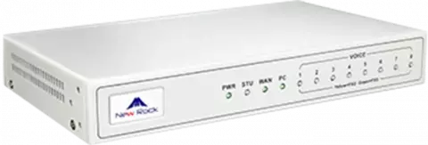 گیت وی 8 پورت New Rock مدل MX8G-8S