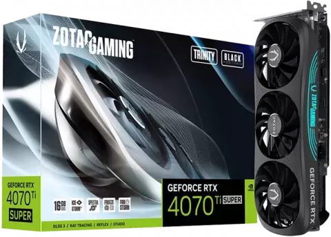 کارت گرافیک Zotac مدل GAMING GeForce RTX 4070 Ti SUPER Trinity