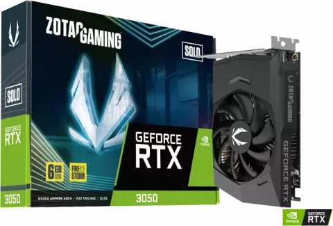 کارت گرافیک Zotac مدل GAMING GeForce RTX 3050 6GB GDDR6 Solo