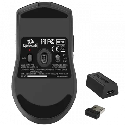 موس بی سیم گیمینگ Redragon مدل M916 PRO 4K