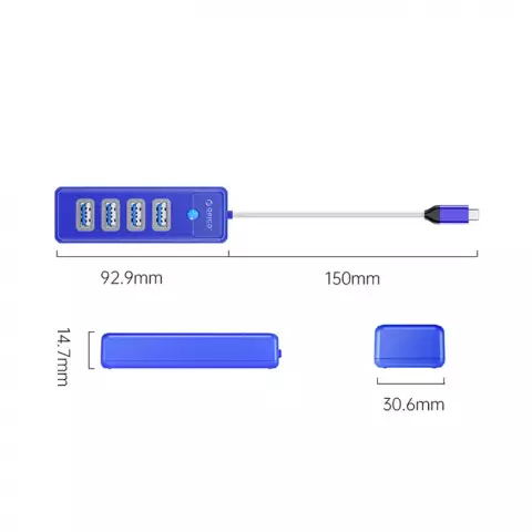 هاب 4 پورت ORICO مدل PW4U-C3