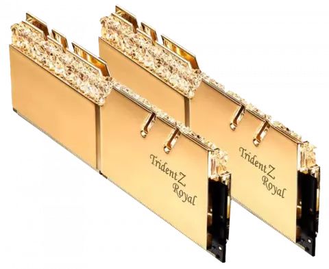 رم کامپیوتر 32 گیگابایت G.Skill مدل TRIDENT Z ROYAL F4-3000C16D-32GTRG