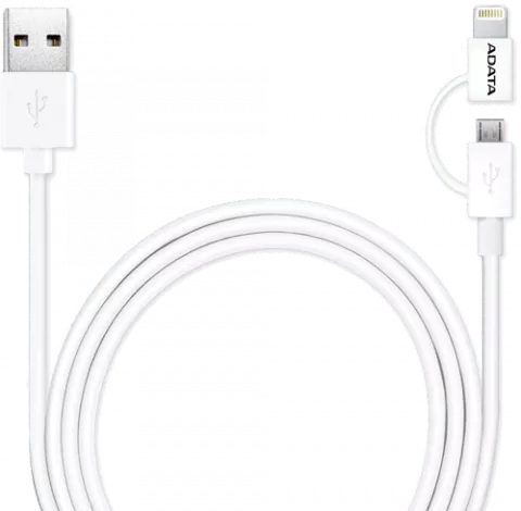 کابل USB به ADATA LIGHTNING مدل AMFI2IN1