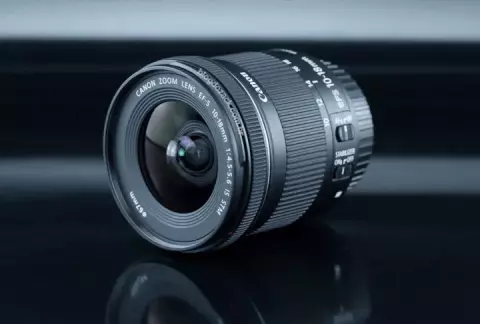 لنز دوربین Canon مدل EF-S 10-18mm F4.5–5.6 IS STM