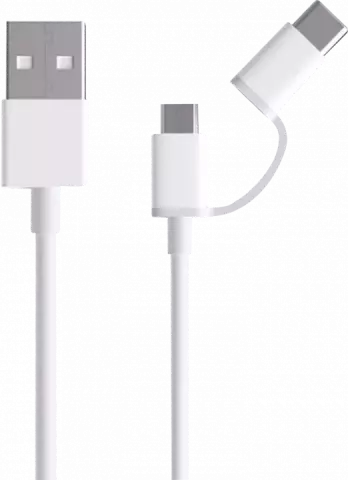 کابل USB به XIAOMI MICRO USB با تبدیل TYPE C مدل SJX02ZM