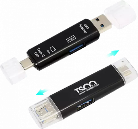 کارت خوان USB 2.0 و TYPE C TSCO مدل TCR 952