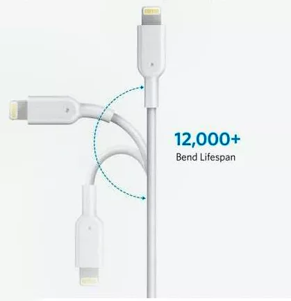 کابل شارژر USB به ANKER LIGHTNING مدل A8434H21
