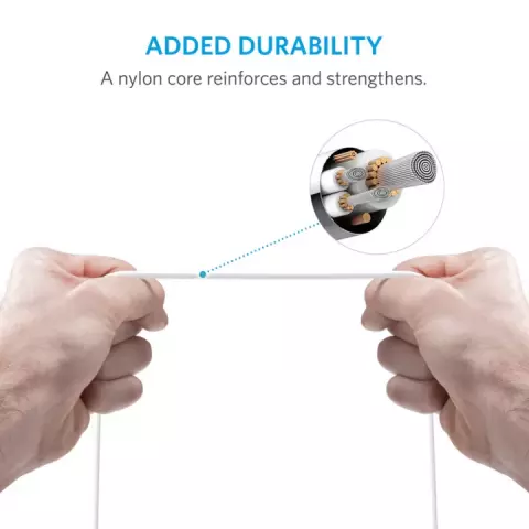 کابل شارژر ANKER مدل PREMIUM 3FT