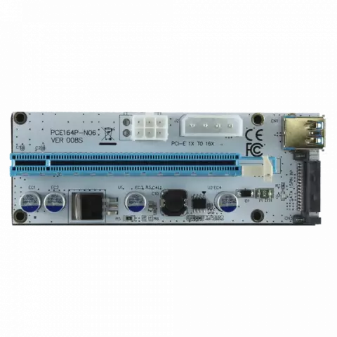رایزر گرافیک PCI-E 1X به 16X مدل VER 008S