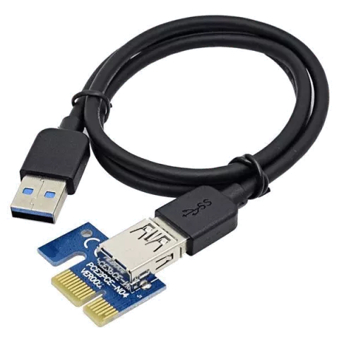 رایزر گرافیک PCI-E 1X به 16X مدل VER 008C