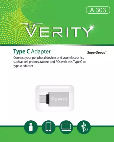 تبدیل TYPE C به VERITY USB3.0 مدل A303
