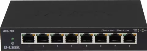 سوئیچ 8 پورت D-LINK مدل DGS-108