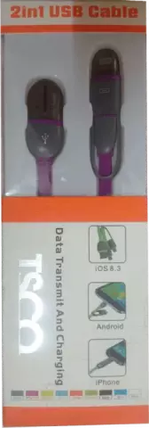 کابل USB به MICRO USB و TSCO LIGHTNING