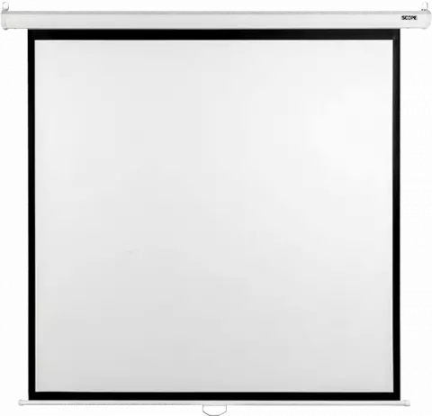 پرده نمایش موتور دار SCOPE سایز 180x180 سانتی‌متر