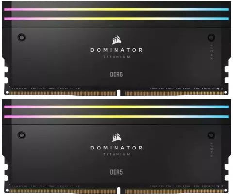 رم دسکتاپ (32GB*2) 64 گیگابایت Corsair مدل DOMINATOR TITANIUM RGB DDR5 6600MHz