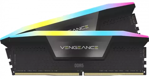 رم دسکتاپ (16GB*2) 32 گیگابایت Corsair مدل VENGEANCE RGB DDR5 5200MHz