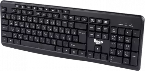 کیبورد و موس بی سیم Liggo مدل KW807