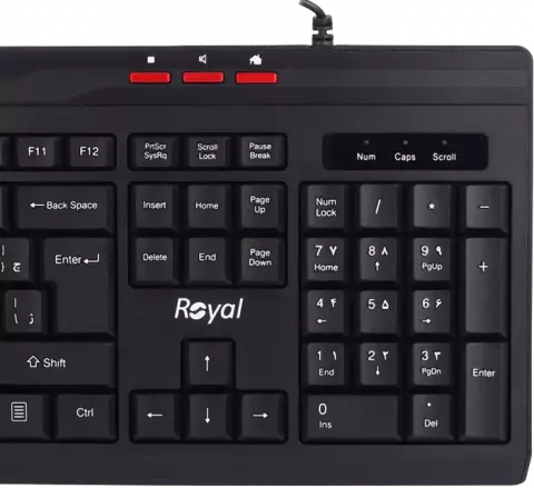 کیبورد سیمی Royal مدل RK-325