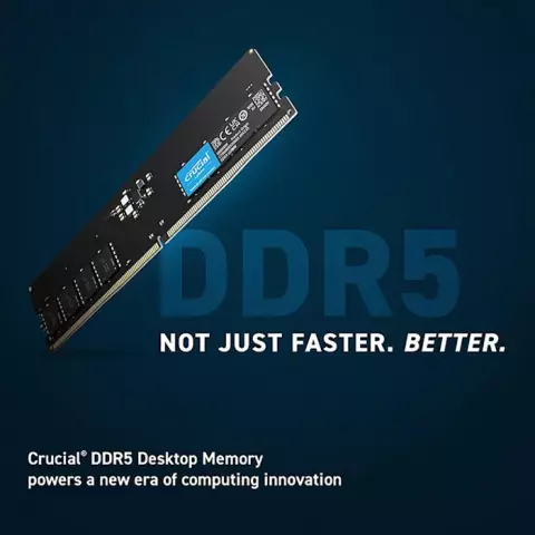 رم دسکتاپ (8GB*1) 8 گیگابایت Crucial مدل CT8G48C40U5 DDR5 4800MHz