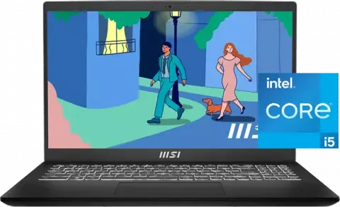 لپ تاپ 15.6 اینچ MSI مدل Modern 15 B12MO (i5 1235U-16GB-512GB SSD-FHD-Backlight)