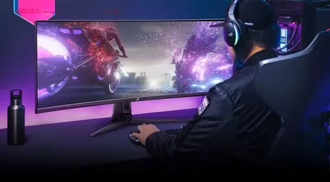 مانیتور گیمینگ منحنی 49 اینچ Asus مدل ROG Swift OLED PG49WCD