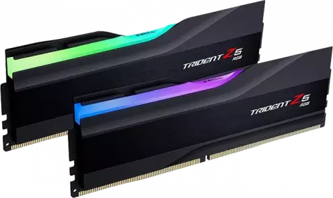رم دسکتاپ (32GB*2) 64 گیگابایت G.Skill مدل Trident Z 5 RGB DDR5 6000MHz