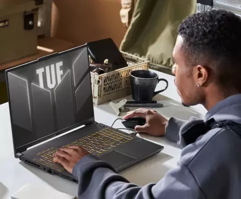 لپ تاپ گیمینگ 15.6 اینچ Asus مدل TUF Gaming F15 FX507VU- LP150 (i7 13620H-16GB-512GB SSD-RTX4050-FHD-Backlight)