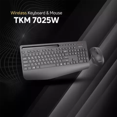 کیبورد و موس بی سیم TSCO مدل TKM 7025W