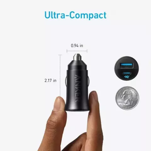 شارژر فندکی Anker مدل Ultra-Compact A2741