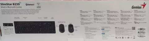 کیبورد و موس بی سیم Genius مدل SlimStar 8230