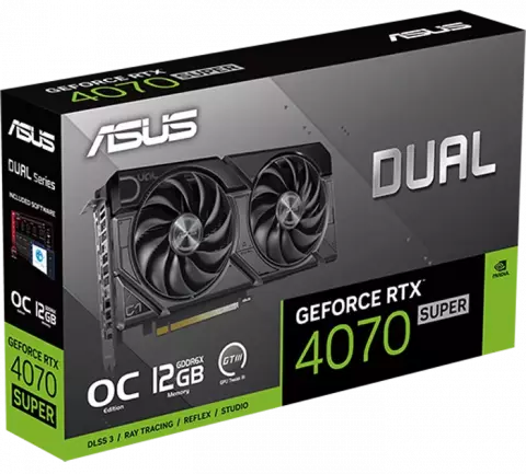کارت گرافیک ASUS مدل Dual GeForce RTX 4070 SUPER EVO OC Edition 12GB GDDR6X