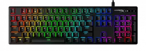 کیبورد سیمی گیمینگ HyperX مدل Alloy Origins با سوئیچ‌ آبی