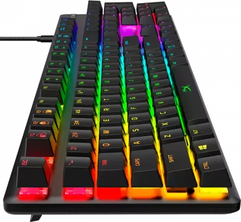 کیبورد سیمی گیمینگ HyperX مدل Alloy Origins با سوئیچ‌ آبی
