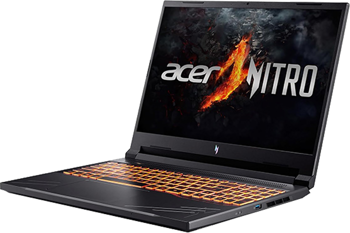 لپ تاپ گیمینگ 16 اینچ Acer مدل Nitro V 16 ANV16-71-760Q (i7 14650HX-16GB-1.5TB SSD-RTX4050-WUXGA-Backlight)