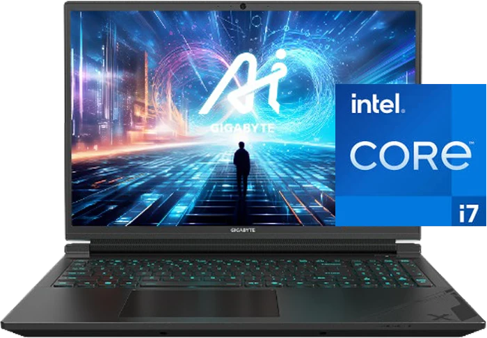 لپ تاپ گیمینگ 16 اینچ GIGABYTE مدل G6X 9KG 2024 43UK854SH (i7 13650HX-16GB-1TB SSD-RTX4060-WUXGA-Backlight)