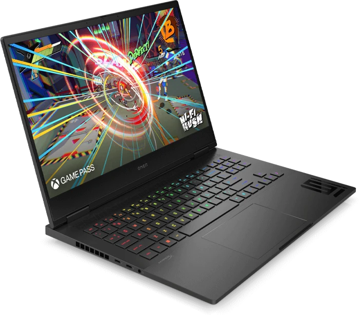 لپ تاپ گیمینگ 16.1 اینچ HP مدل OMEN 16-WF0083DX (i9 13900H-16GB-1TB SSD-FHD-RTX4060-Backlight-Mouse) به همراه موس HP