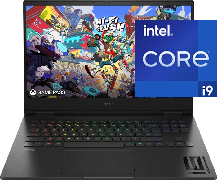 لپ تاپ گیمینگ 16.1 اینچ HP مدل OMEN 16-WF0083DX (i9 13900H-16GB-1TB SSD-FHD-RTX4060-Backlight-Mouse) به همراه موس HP