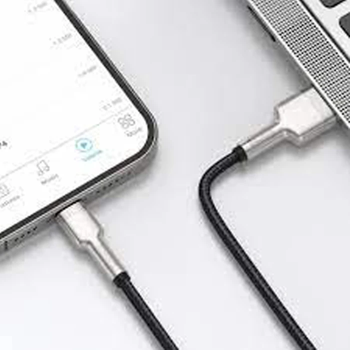 کابل شارژ 2 متری باسئوس USB به Lightning مدل CAFULE CALJK-B01