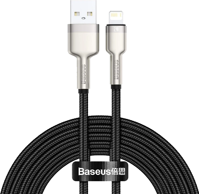 کابل شارژ 2 متری باسئوس USB به Lightning مدل CAFULE CALJK-B01