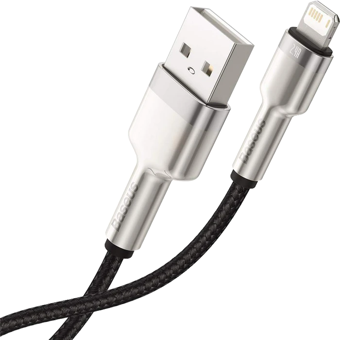 کابل شارژ 2 متری باسئوس USB به Lightning مدل CAFULE CALJK-B01
