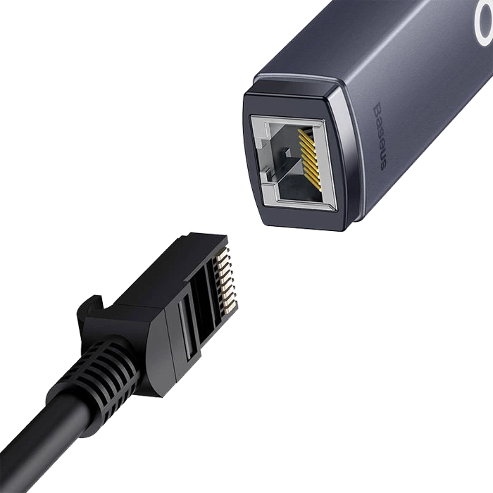 کابل تبدیل 20 سانتی متری USB به LAN باسئوس مدل AIRJOY