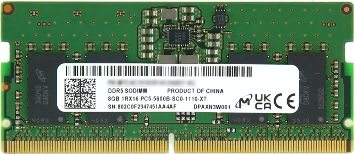 لپتاپ مدل 8GB 5600 MICRON DDR5